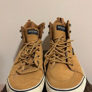 Sperry Tan sneaker boots